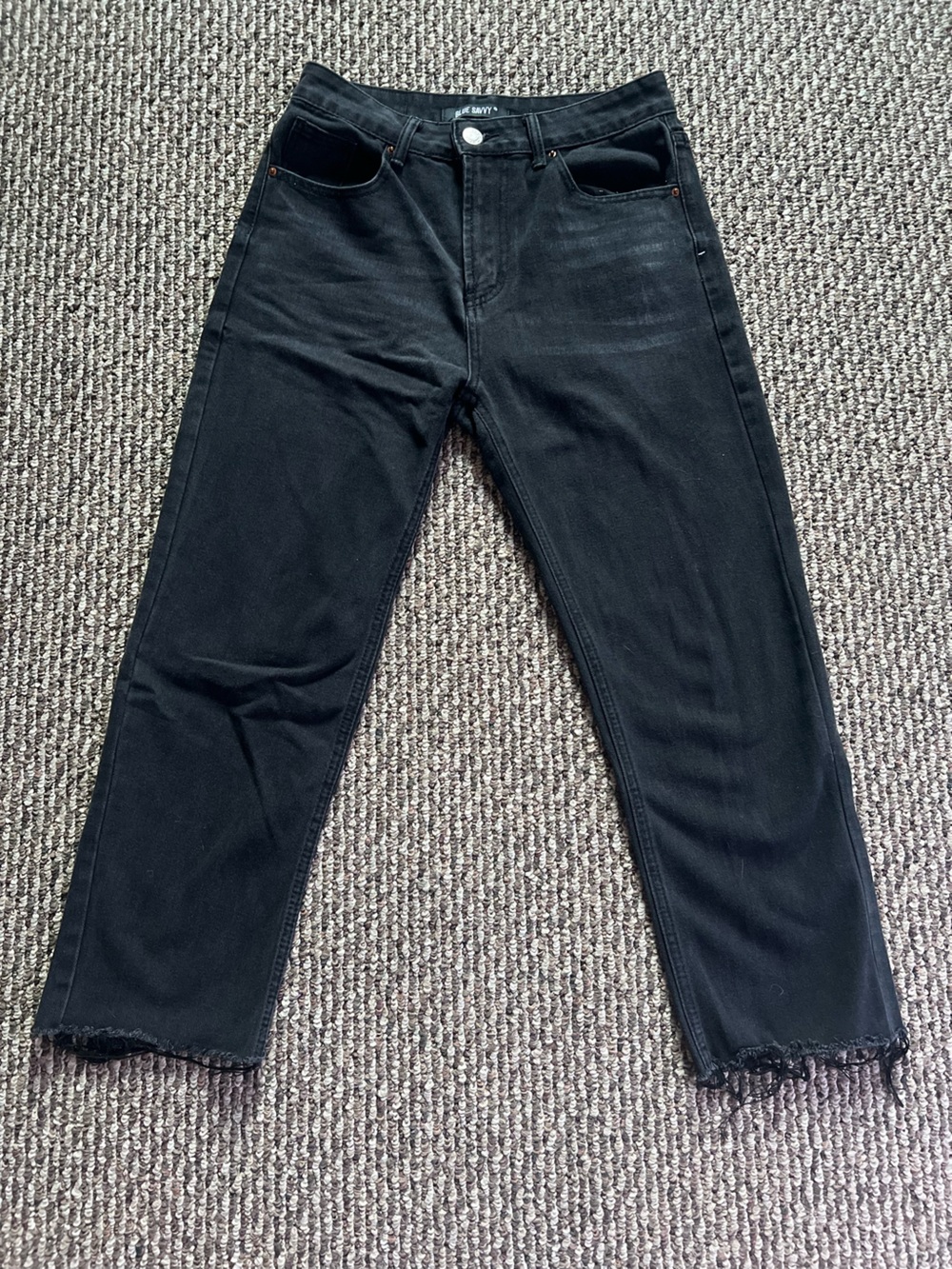 Blue Savvy Black Denim Jeans